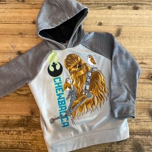 LIKE NEW. STAR WARS size 6 hoodie